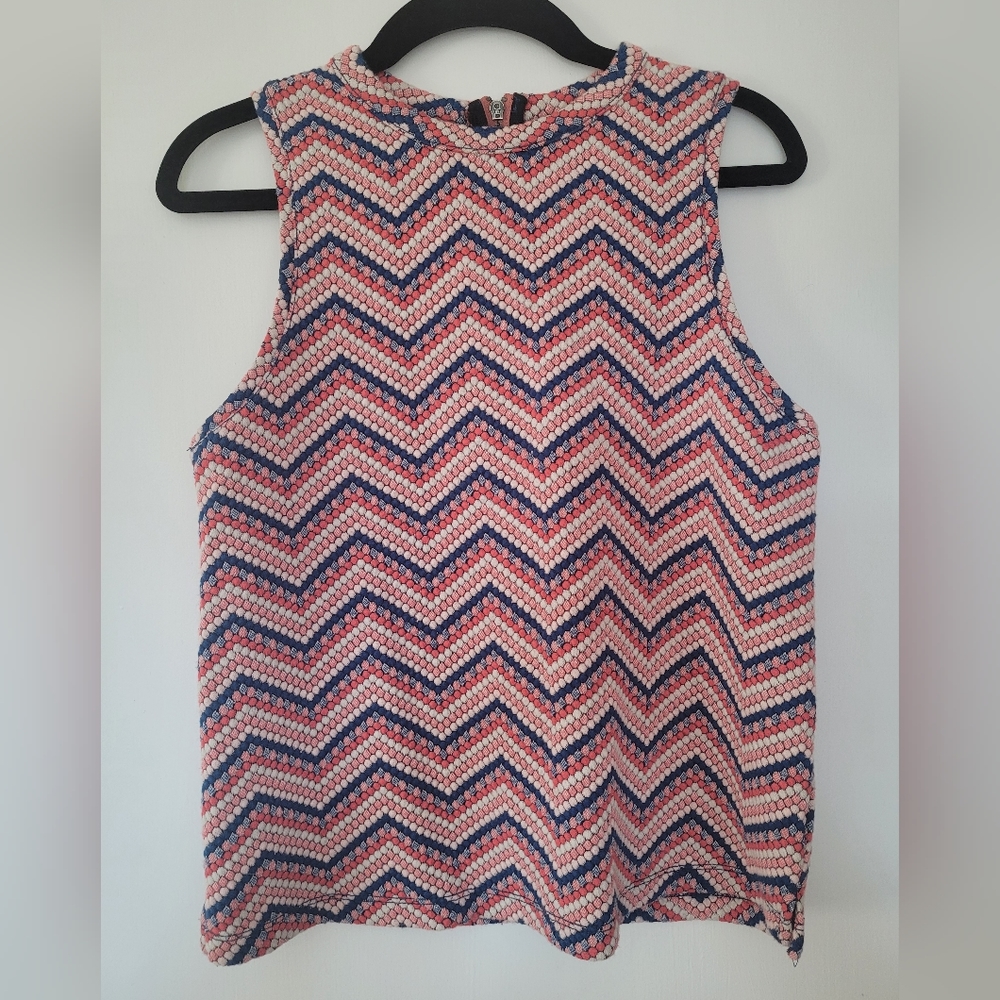 Anthropologie Artsy Bubble Fabric Boho Summer Tank Top XS